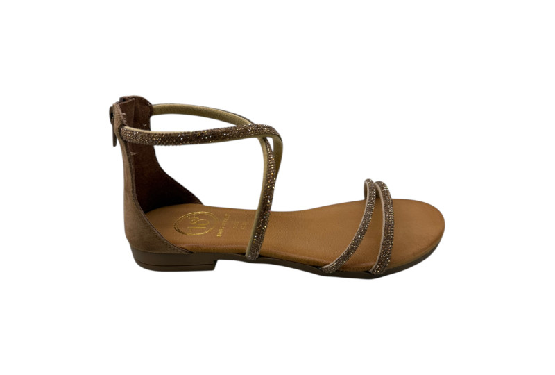 SANDALIA PLANA GLITTER...