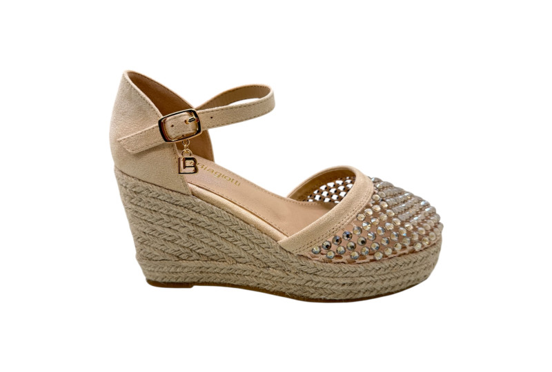 SANDALIA CUÑA BRILLOS