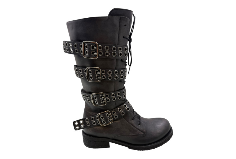 BOTA MOTERA HEBILLAS