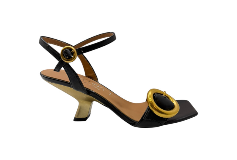 SANDALIA TACON HEBILLA