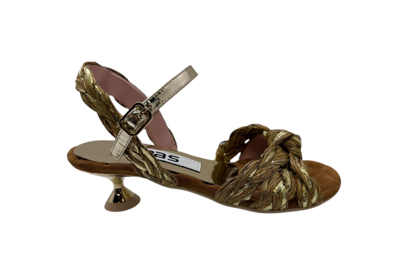 SANDALIA TACON RAFIA