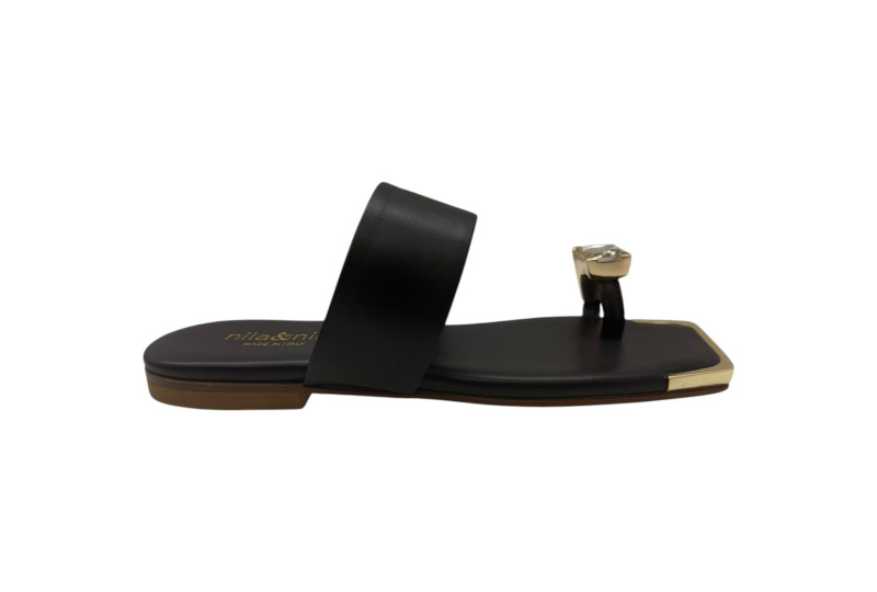 SANDALIA PLANA DEDO JOYA