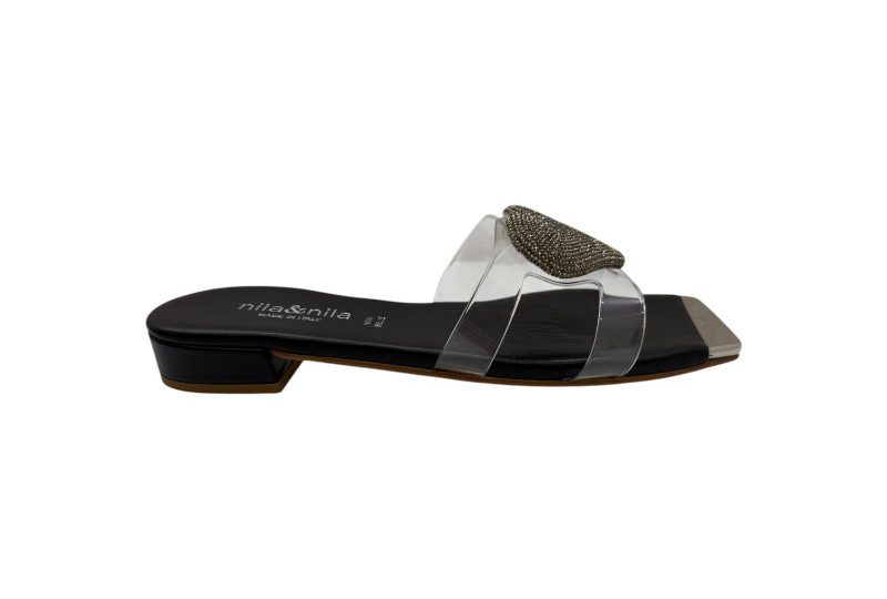 SANDALIA PLANA ADORNO